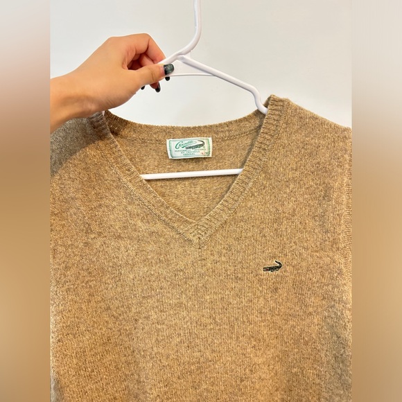 Crocodiles wool vintage vest - Picture 5 of 6